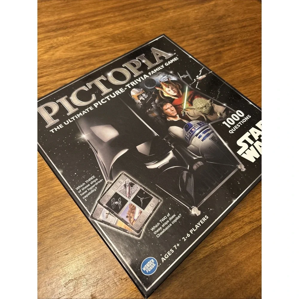 Star Wars Edition Pictopia Trivia Game 1000 Question - New/Never Opened/Sealed‎